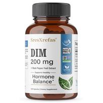 Diindolilmetanas (Pritemdyti) Maisto papildas, su juodųjų pipirų vaisių ekstraktu, 120 kapsulių buteliuke 120 Capsules