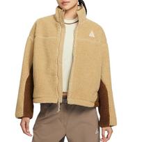 Nike ACG FW25 Canwell Glacier Therma FIT ADV Zipper Fleece Lined Stand Collar Loose Fit Long Sleeved Fleece Clothing HV4706-297 S beige