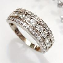 Luxurious Sparkling Zirconia Inlaid Multi-layer Women's Ring, Exquisite and Fashionable Wedding Banquet Zircon Gift 7