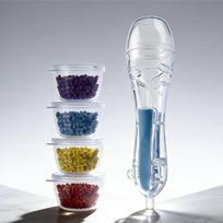 Jam-Free Fuse Bead Pen 3D Pixel Puzzle Automatic Bead Pen Bead Positioning Pen  Miniature Artwork mėlyna