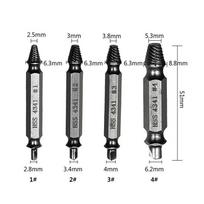 4/5Pcs Multi-Spline Extractor Drill Broken Damaged Screw Extractor Drill Bit Speed Out Bolt Extractor Bolt Stud Remover Tools
