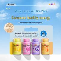 Nott.Land Blueberry Lutein Ester Multivitamin with VBVC & Niacinamide - 90 Capsules for Teens & Adults Vitamin C, E, Niacinamide (90 Capsules)