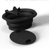 Foldable Ice Basin with Breathing Ice Bath Bowl Portable Facial Ice Bath for Skin Firming, Puffiness, Glowing juoda