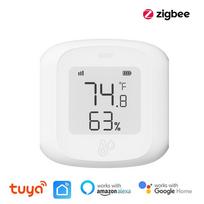 Tuya Smart WiFi/Zigbee Temperature and Humidity Sensor Indoor Hygrometer Thermometer with LCD Display