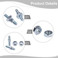Stihl-Compatible M8 Bar Nut And Stud Collar Screw For Chainsaw Models 028 034 026 MS260 MS360 MS380 00009536605 China Mainland