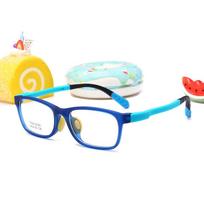 New Kids Blue Light Glasses Customized Rectangle Silicone Optic Myopia Hyperopia Eyeglass Frames Child Glasses 0 Diopter Eyewear