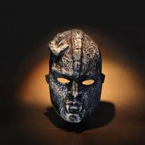 Gargoyle Glowing Mask JoJo's Bizarre Adventure Stone Mask Halloween Horror Cosplay Prop for Haunted House Party Men Women