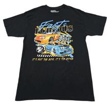 Fast And Furious Since 2001 100% Cotton T-shirt Mens Tees Top Mens Size M Medium Black Skyline Supra JDM S įvairiaspalvis