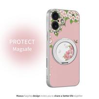 Butterfly Love Floral iPhone 15 Pro/14 Plus Case - Fresh Spring Style for Women iPhone 13 Pro
