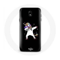 Case - Dab - Samsung Galaxy S4 - Soft - Black - Unicorn