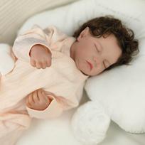 48CM Newborn Baby Doll Toys Reborn  Soft Silicone Flexible 3D Skin Tone with Visible Veins Hand Rooted Hair Doll Toy 48cm