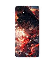 Dėklas Samsung Galaxy A16 One piece Luffy supykęs manga anime art kopija Maniacase juoda