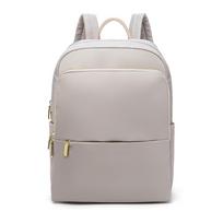 Women Backpack Oxford Cloth Waterproof Shockproof Fashion Office Lady Bag 13 14 Inch Laptop Backpack smėlis