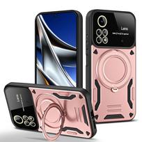 Skirta Poco X4 Pro 5G dėklas Magnetinis žiedas Šarvuoti telefono dėklai Poko Little X4 X 4 Pro X4pro Pocox4pro Kameros apsauga Galinis dangtelis For Poco X4 Pro 5G