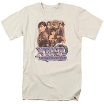 Xena Princess Collage Mens T Shirt Cream Officially Licensed 3XL