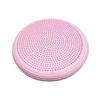 Yoga Balance Pad Air Cushion: Semicircle Core Training Equipment for Ankle and Fitness Exercise šviesiai rausvos spalvos