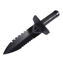Stovyklavimo kastuvėlis Mini metalinis kastuvėlis Lengvas mažas kasimo įrankis Cinkuotas geležis 1 black