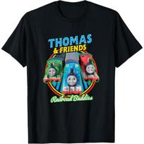 Thomas & Friends Geležinkelio Draugai Marškinėliai S juoda