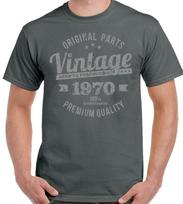 26 Vintage Year 1970 Premium Quality Mens 55th Birthday T-Shirt 55 Year Old Gift Unisex T-Shirt XXL