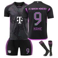 2023-24 Bayern išvykos #9 KANE Sportiniai Treniruočių Džersio Rinkinys su Kojinėmis Paaugliams Vaikams Suaugusiems Individualus Vardas Futbolo Aprangos 16