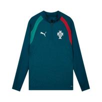 Puma FPF Training Portugal National Team Slim Fit Breathable Long Sleeve Quick Dry T-Shirt Men tops 784772-15 L