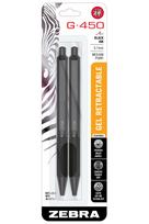 Zebra Pen STEEL Retractable Gel Black Medium Ink No Smudging or Weighted Brass G-450 Pen, Ink, 0.7mm Nib, Quick-Drying – Smudge, Barrel, Refillable, juoda