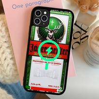 Hot J-Jagermeisters Magnetic Case For IPhone 17 16 14 13 12 11 15 Pro Max Plus Wireless Charge Phone Cover iPhone 14 pro