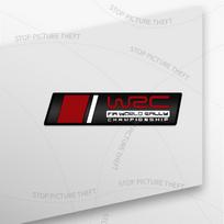 1 vnt. 3D metalinis WRC logotipas grotelių emblema ženklelis automobilio galinio dangčio buferio bagažinės lipdukas VW POLO GOLF Citroen