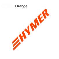 Automobilio grožis HYMER Grafika Karavano RV Lipdukai Kemperio Šoninės kėbulo Dekoro Apdaila Viniliniai Lipdukai Auto Tiuningo Aksesuarai Dalys 46cm x 6cm oranžinė