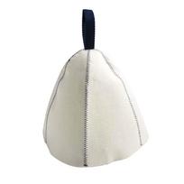 Sauna Hats Thickened Felt Sauna Cap Sauna Russian Style Shower Cap Home Sauna Steam Cap Sauna Vaporarium Accessories pilka spalva