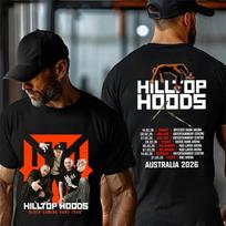 2026 Hilltop Hoods World Tour Fan Merchandise Top Gift_ Pure Cotton T-shirt. Comfortable and Breathable S juoda