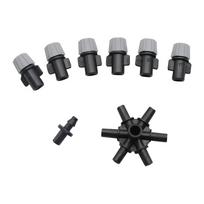 1 Pc Multi-nozzle Gray Sprinkler Garden Greenhouse Irrigation Sprayer Agriculture tools Water Fogger Cooling Misting Nozzle