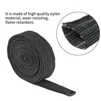 25FT Nylon Protective Sleeve Sheath Cable Cover Welding Tig Torch Hydraulic Hose 100% Brand New And High Quality