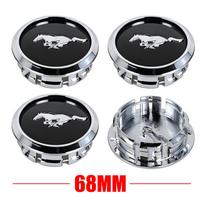 4 vnt. 68 mm automobilio ratlankio centrinis dangtelis Ženklelis Automobilio ratlankių dekoravimo priedai Ford Mustang Focus Fiesta Mondeo Kuga Ranger Shelby