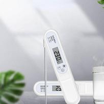 Folding Probe Food Thermometer, Baby Shower Thermometer, Baby Milk Temperature Kitchen Baking Tool balta