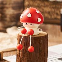 Naujos šventinės dovanos, namų dekoras, stalo puošmenos, svetainės vyno spintelės, kambario dekoracijos, maži grybukai, kabantys pėdukai, lėlės Mushroom 1