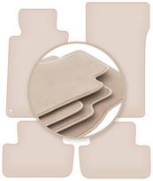 PREMIUM beige floor mats for: Mercedes CLK W209 coupe 1997-2009