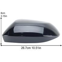 Rearview Mirror Cover Cap For Toyota Yaris     2024 Black Door Side Mirror Housing Cover Cap Car Accessories 1pc left black