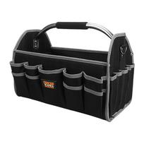 Spacious Water Resistant Work Bag Organizer Featuring Ergonomic Handle And Sturdy Bottom For Construction Sites And Home Repairs 1