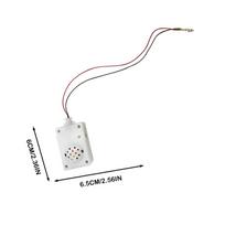 Voice Activated Ghost with Screaming Sound & LED Light, Motion Sensor Halloween Props for Haunted House, Party, Escape Room