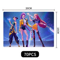 New Kpop Witch Hunt Puzzle Demon Hunters Rumi 3D Assembled Toy Model Gift for Fans Collectors