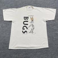 Vintage 1992 Warner-Bros California Bugs Bunny Shirt XL 23x28 White M