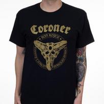 Naujas Coroner Grupės Narys Juodi Marškinėliai Visų Dydžių S-5XL Unisex Marškinėliai S juoda