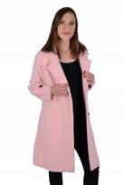 Płaszcz Damski Elegancki Alpaka Z Kołnierzem Rozmiar Uniwersalny
