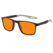 Men's and Women's Blue Light Blocking Glasses Outdoor UV400 Glasses Yellow Lens Anti-fatigue Gaming Computer Plain Glasses