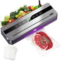 HOMEFISH Vacuum Sealer Machine Dry/Wet Sealer With UV Sterilization For Food Storage And Sous Vide Cooking Built-in Cutter