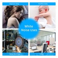 Portable 9 Sound Light Sleep Machine White Noise Machine Travel Sound Machine for Sleeping  Adult   Travel