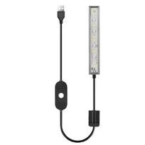 Dimmable Aquarium LED Light Super Slim High Brightness Full Spectrum Grow Lamp Clip-on 360° Rotatable Aquatic Plant Lamp CN Plug
