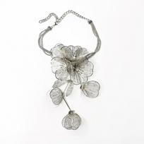 Elegant Exaggerated Choker Temperament Long Tassel Collarbone Chain  Jewelry Gifts sidabras