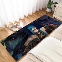 A-Arcane League of Legends Printed Carpet Non-slip Multi Function carpet Living Room Rugs Entrance Home Kitchen Hallway Decor 40cmx60cm